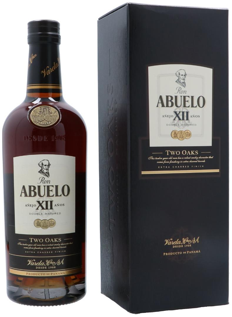 Abuelo Two Oaks Rum in Gift Box 0.70L (40% Vol.)