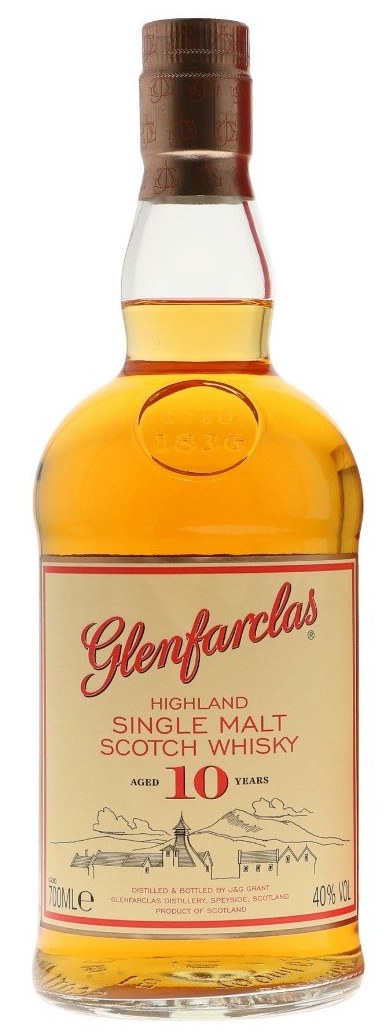 Glenfarclas 10YO Speyside Single Malt 0,7L (40% Vol.)