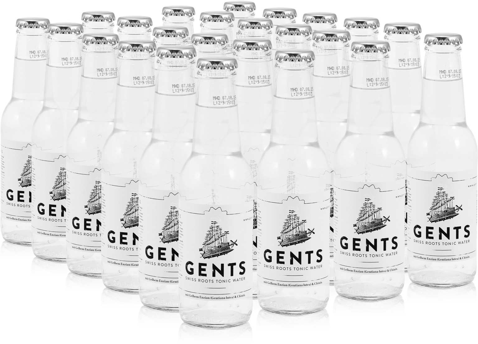 Gents Swiss Roots Tonic Water 24x0,2L