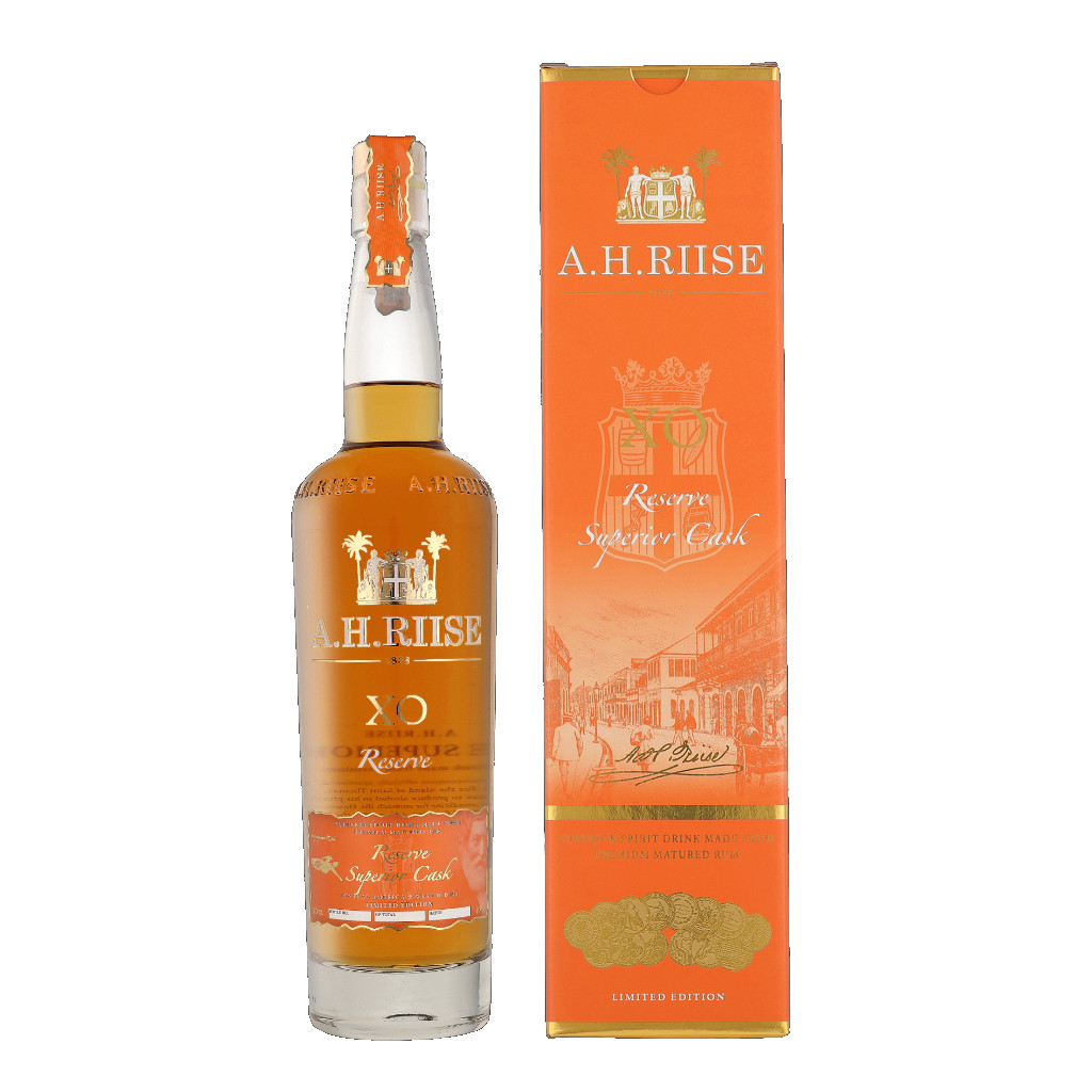A.H. Riise XO Reserve Superior Cask + GB 0.7L (40% Vol.)