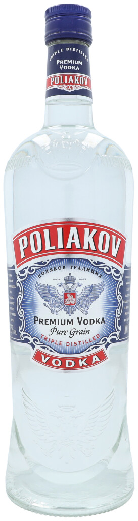 Poliakov Vodka 1.0L (37.5% Vol.)