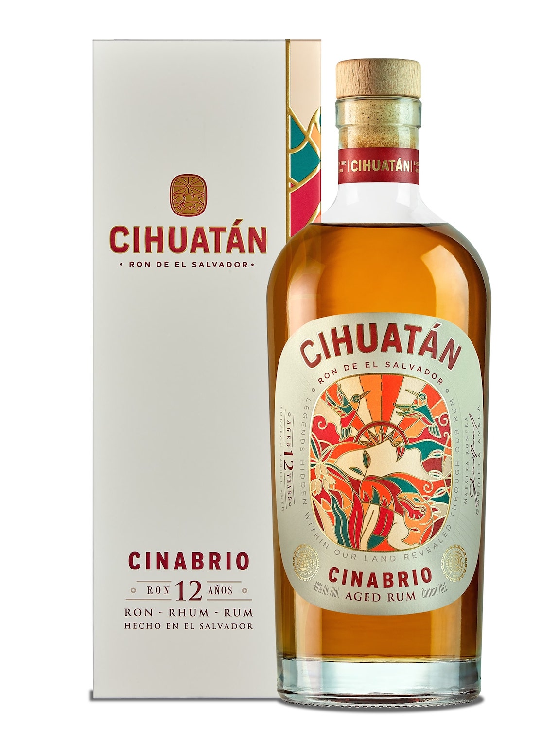 Cihuatan 12 Cinabrio Rum El Salvador 0,7L (40% Vol.)