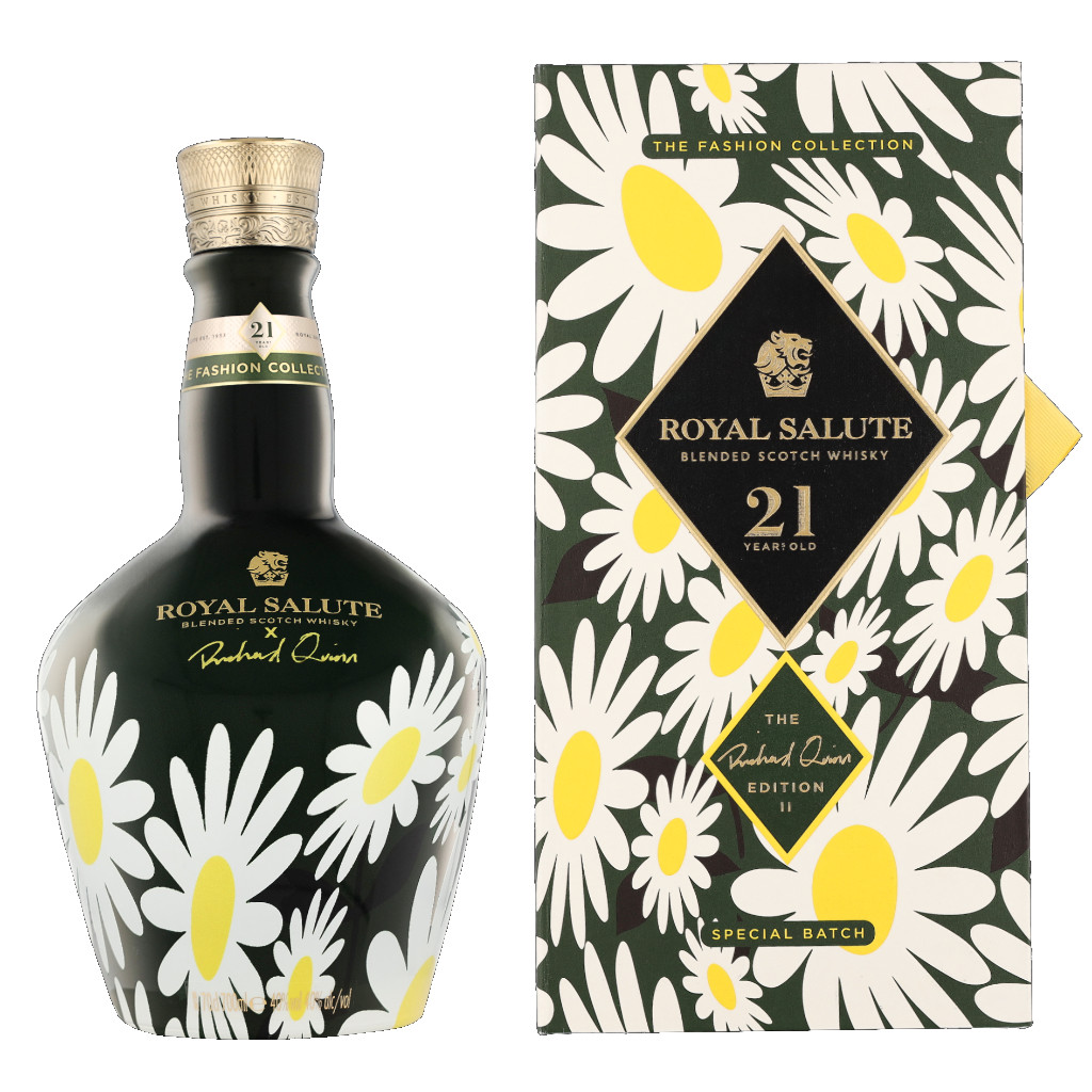 Chivas Regal 21 YO Royal Salute Richard Quinn Daisy + GB 0.7L (40% Vol.)