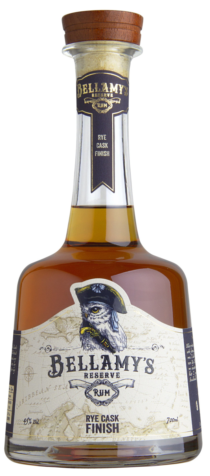 Bellamy´s Reserve Rye Cask Finish Rum 0,7L (45% Vol.)