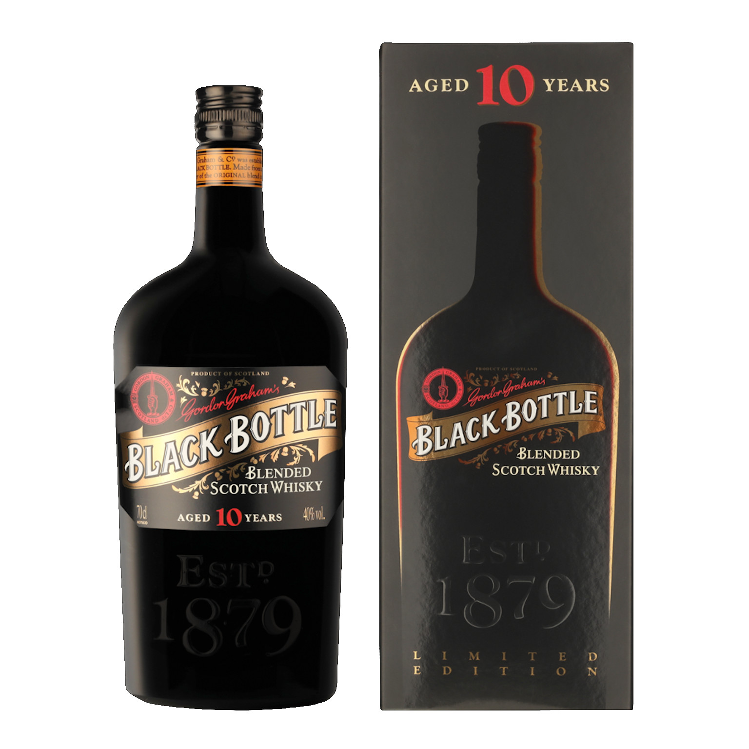 Black Bottle 10 Years + GP 0.7L (40% Vol.)