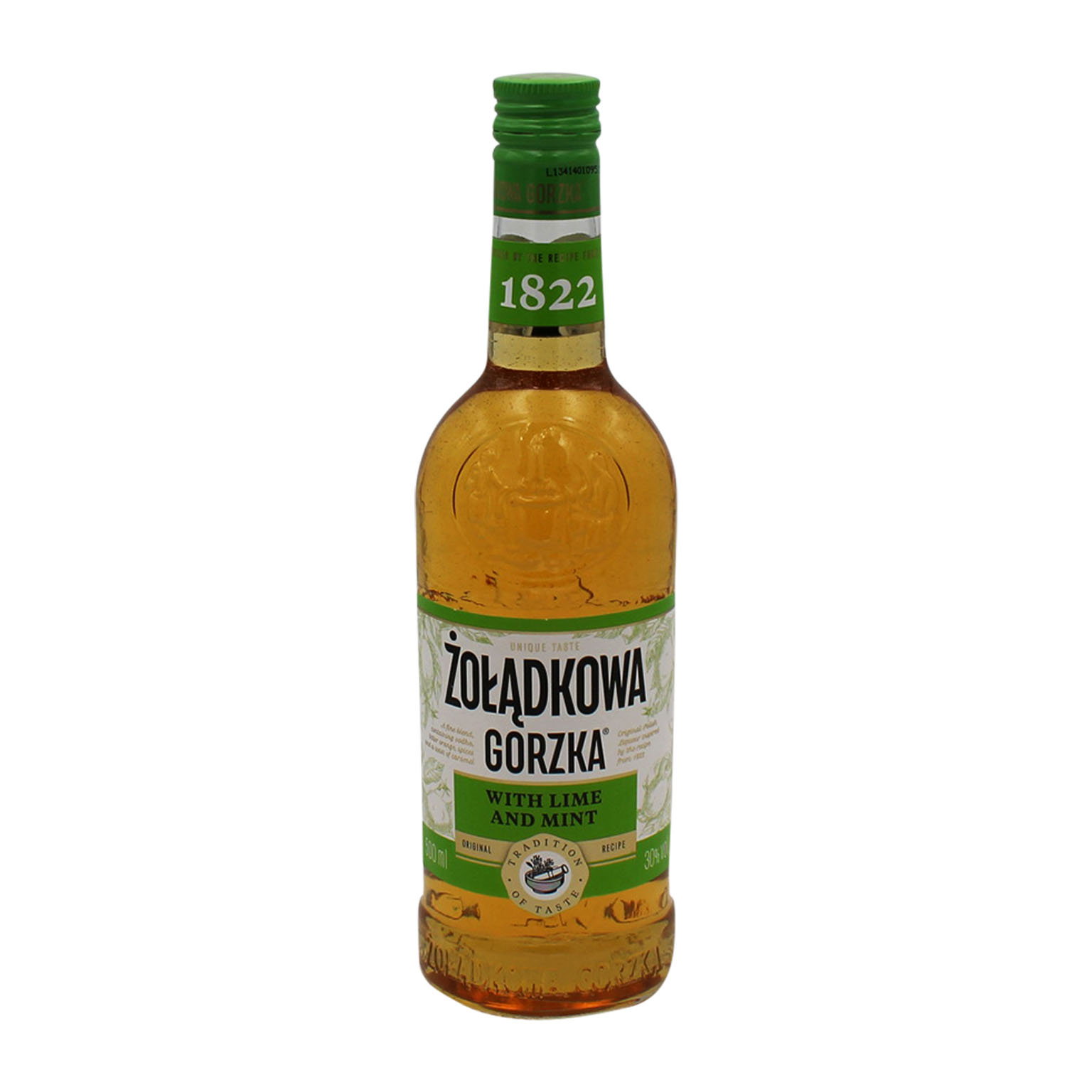 Zoladkowa Gorzka Limette Minze Likör 0,5L (30% Vol.)