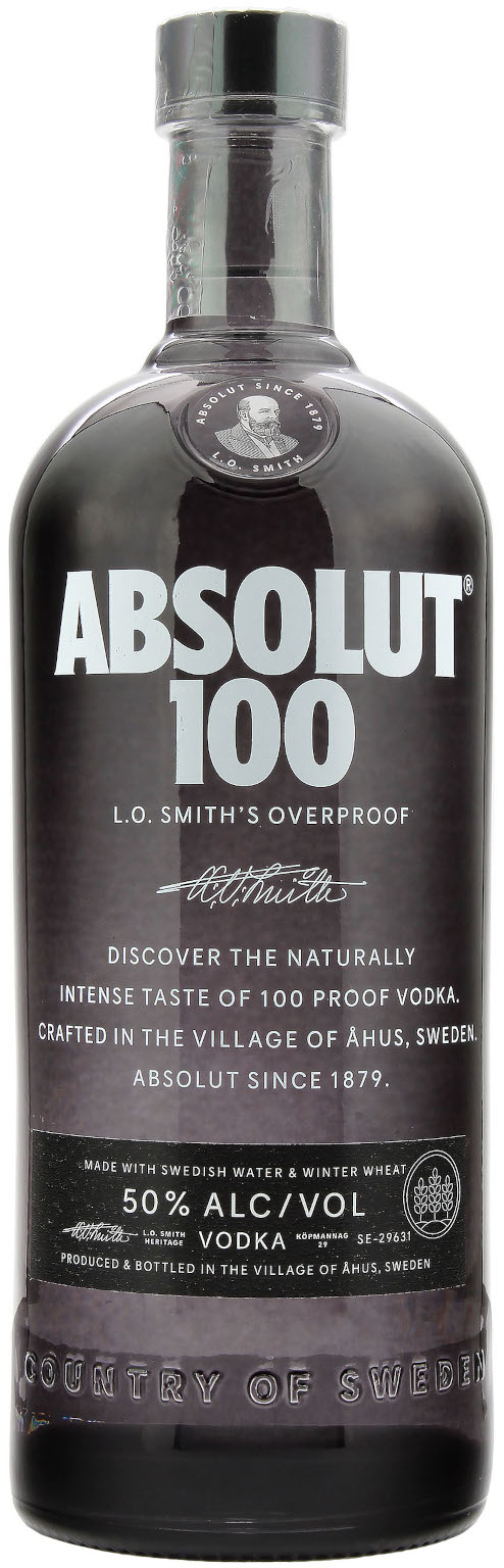 Absolut 100 Vodka 0,7L (50% Vol.)