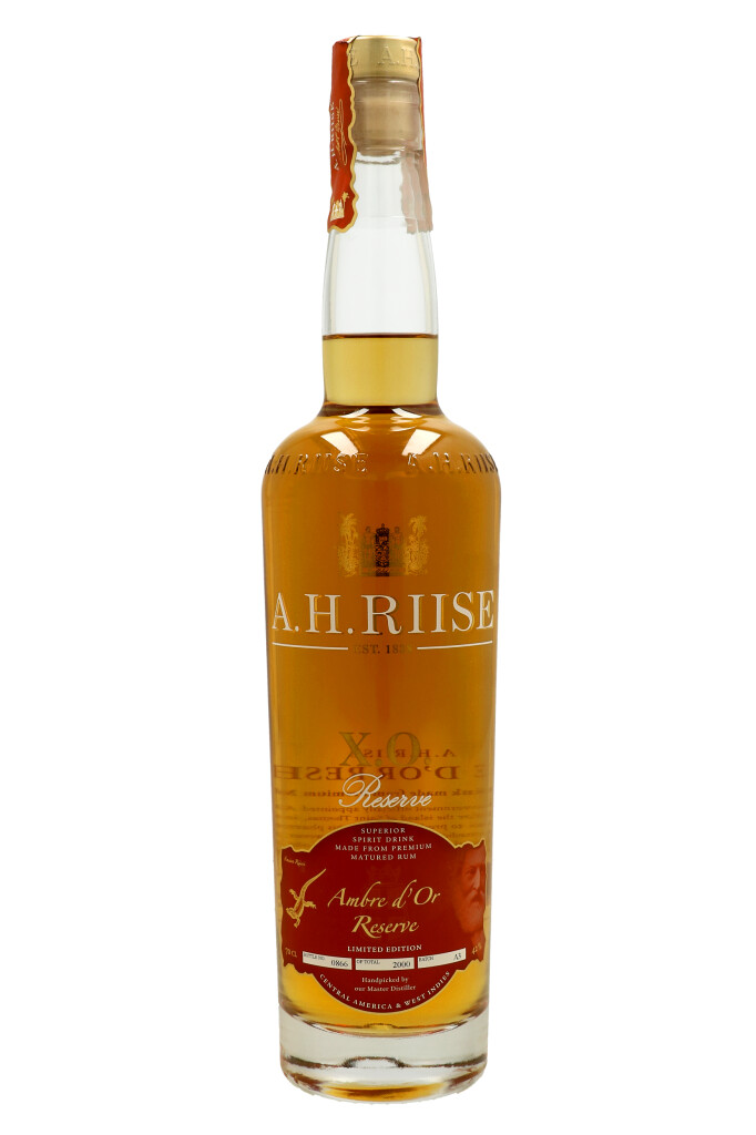 A.H. Riise XO Ambre d'Or Reserve + GB 0.7L (42% Vol.)