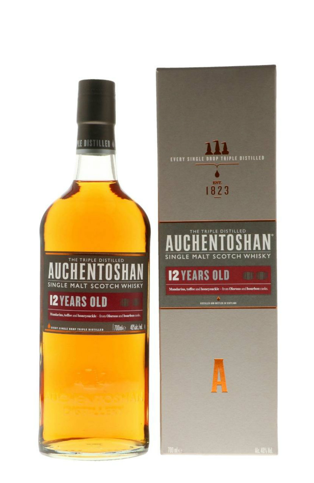 Auchentoshan 12 YO Whisky 0,7L (40% Vol.)