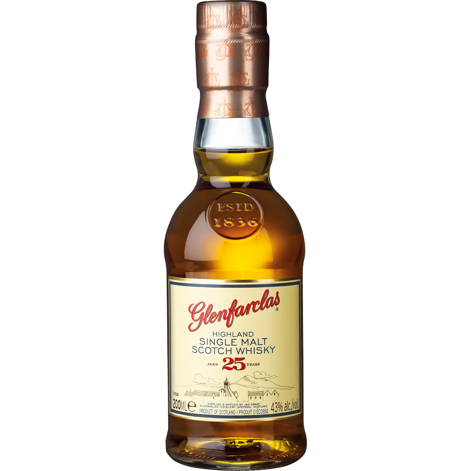 Glenfarclas 25 Jahre 0.2L (43% Vol.)