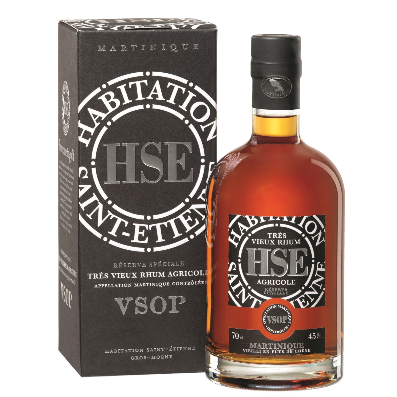 HSE Tres Vieux Agricole VSOP Rum 0,7L (45% Vol.)