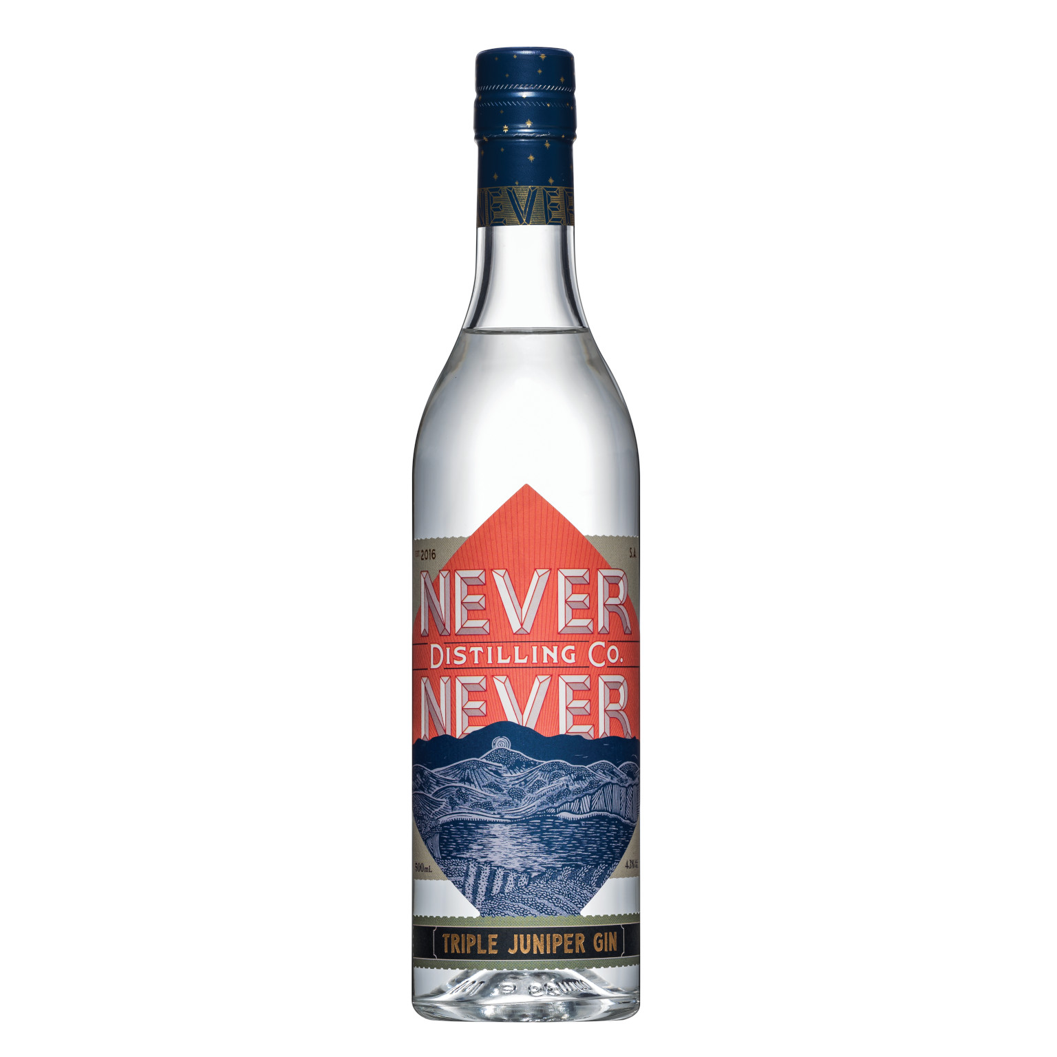 Never Never Triple Juniper Gin 0.5L (43% Vol.)