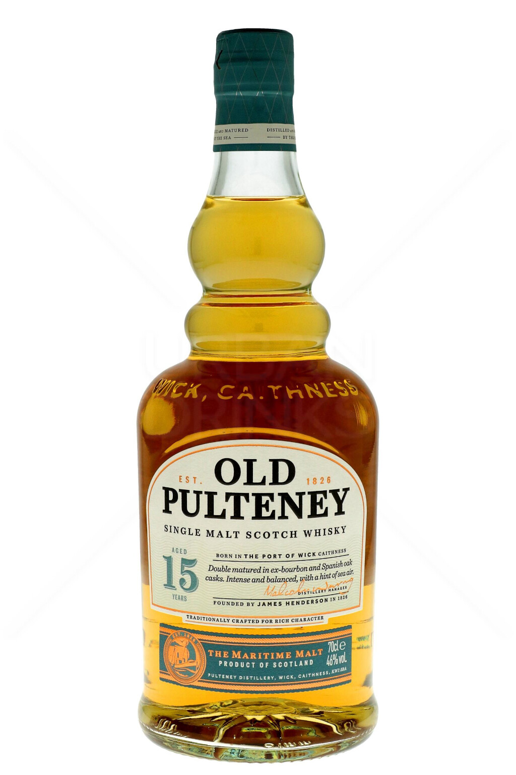 Old Pulteney 15 Years Scotch Malt Whisky 0,7L (46% Vol.)