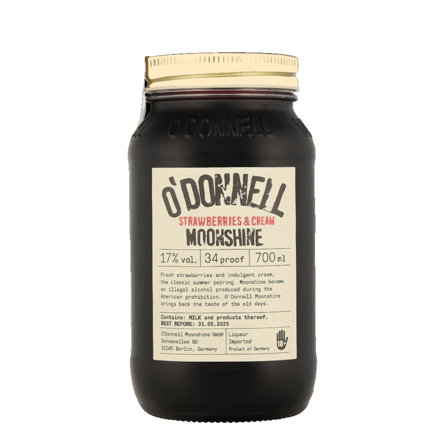 O'Donnell Moonshine Strawberry Cream 0,7L (17% Vol.)