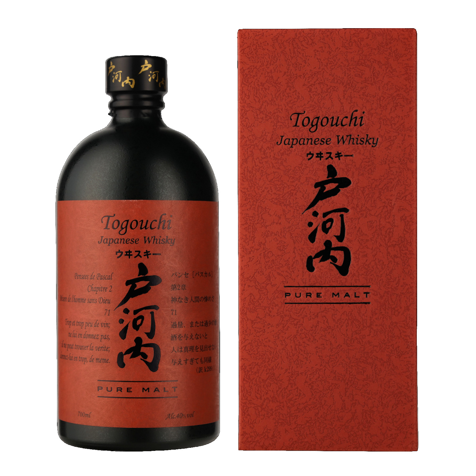 Togouchi Pure Malt + GP 0.7L (40% Vol.)