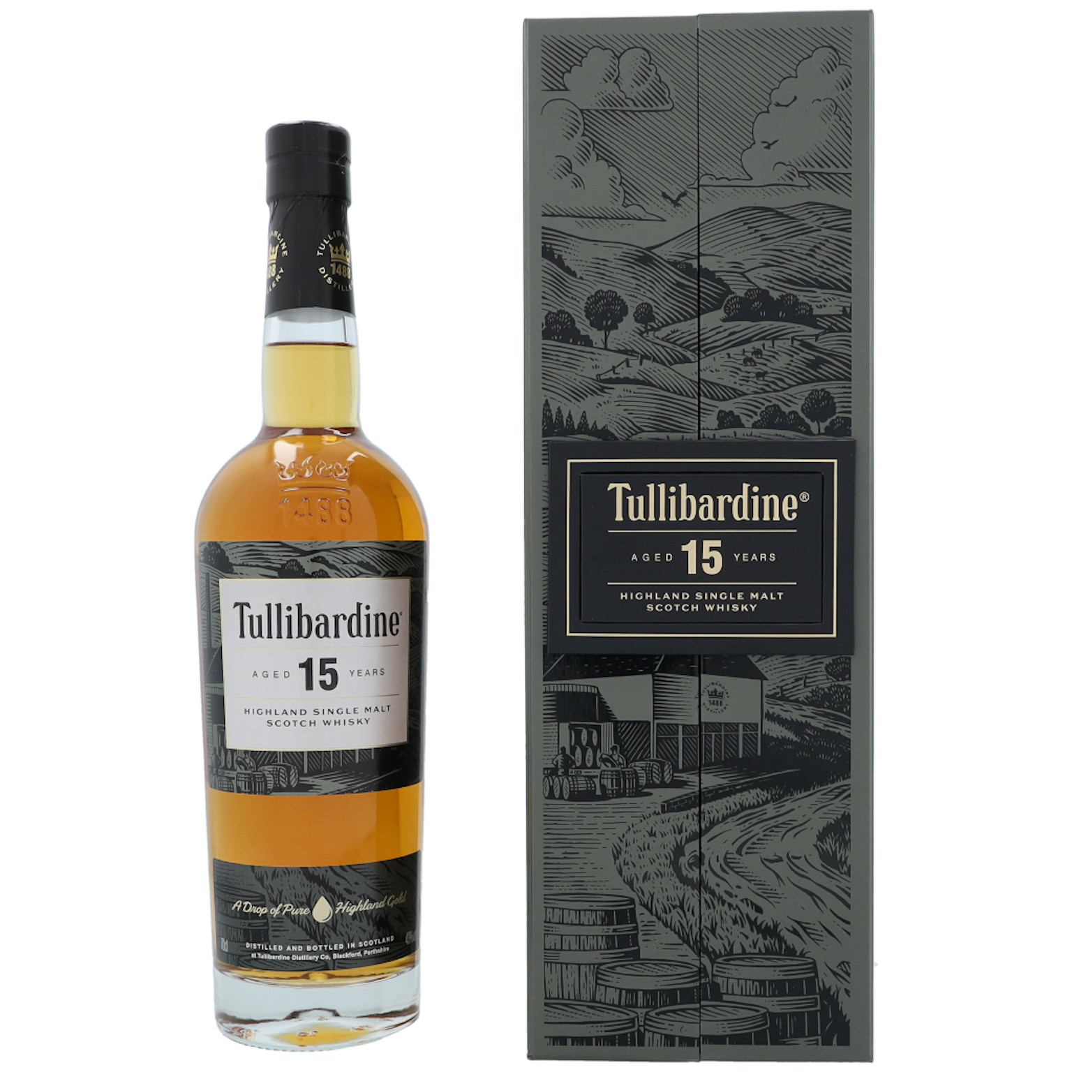 Tullibardine 15 Years + GP 0.7L (43% Vol.)