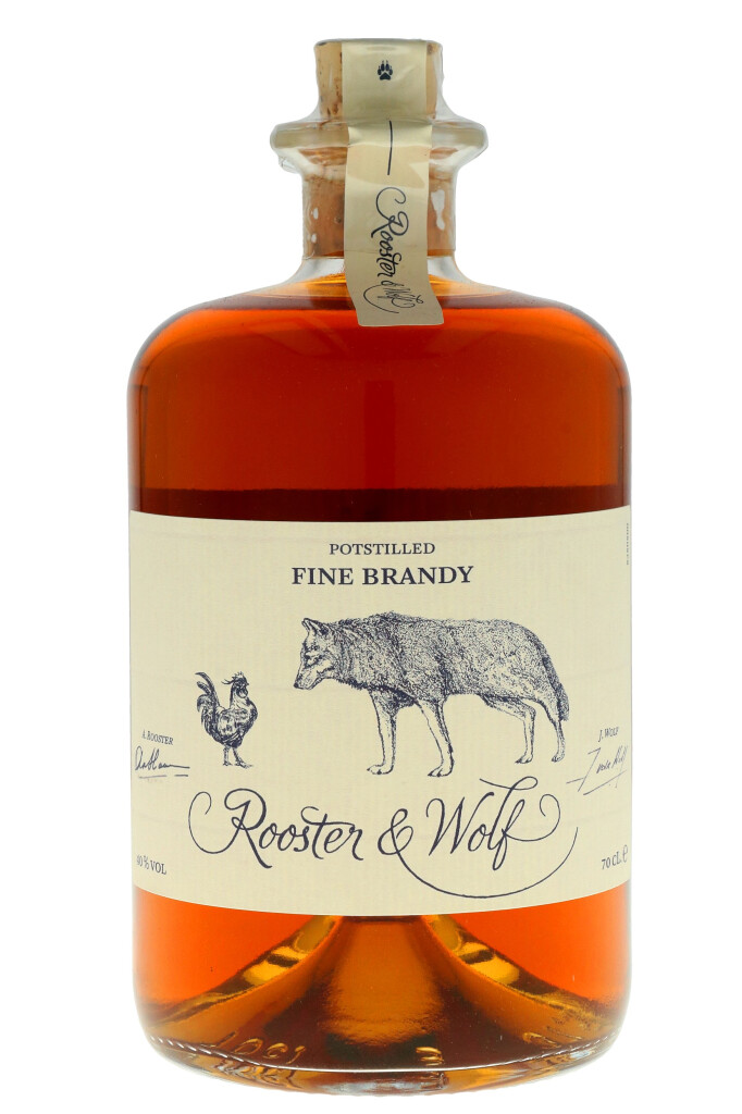 Rooster and Wolf Fine Brandy 0.7L (40% Vol.)