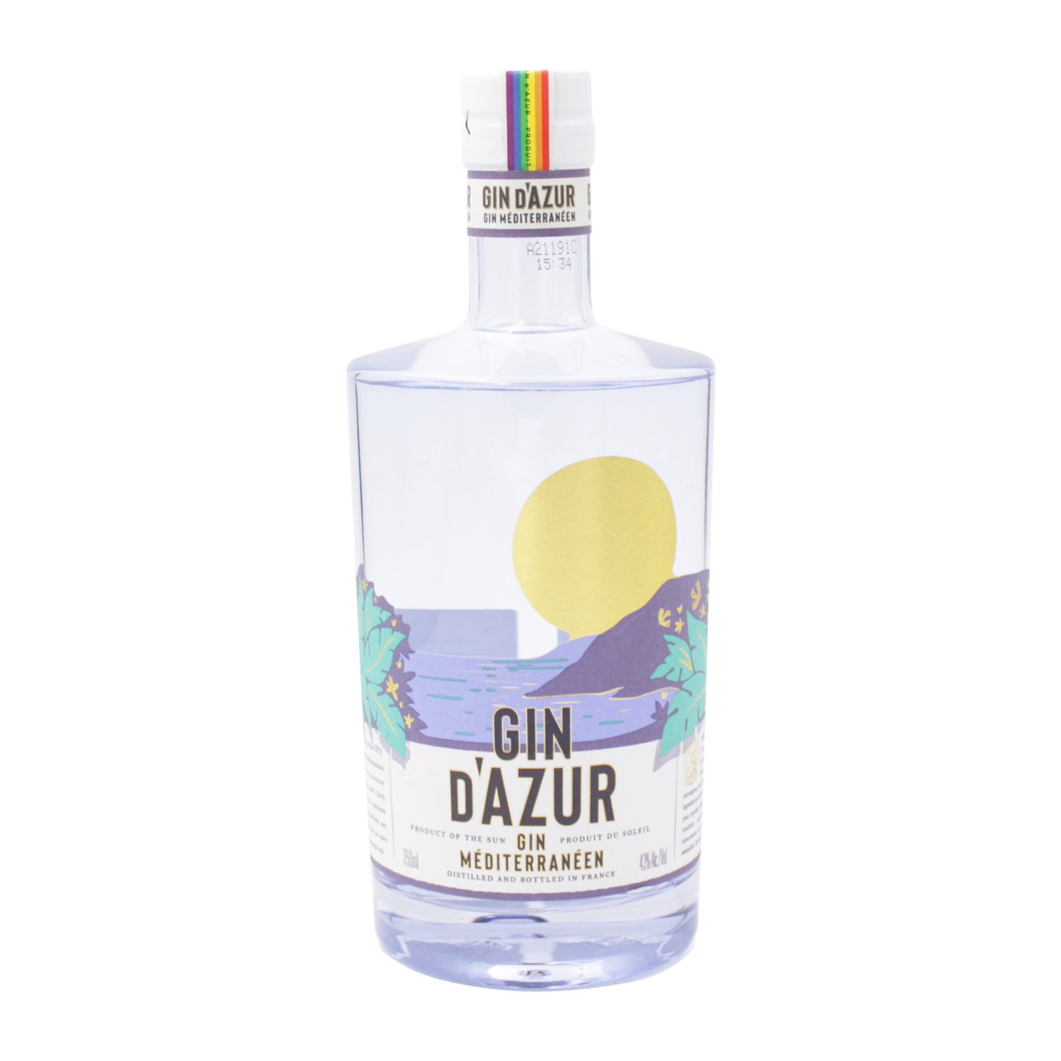 Gin D'Azur Rainbow Edition 0.7L (43% Vol.)