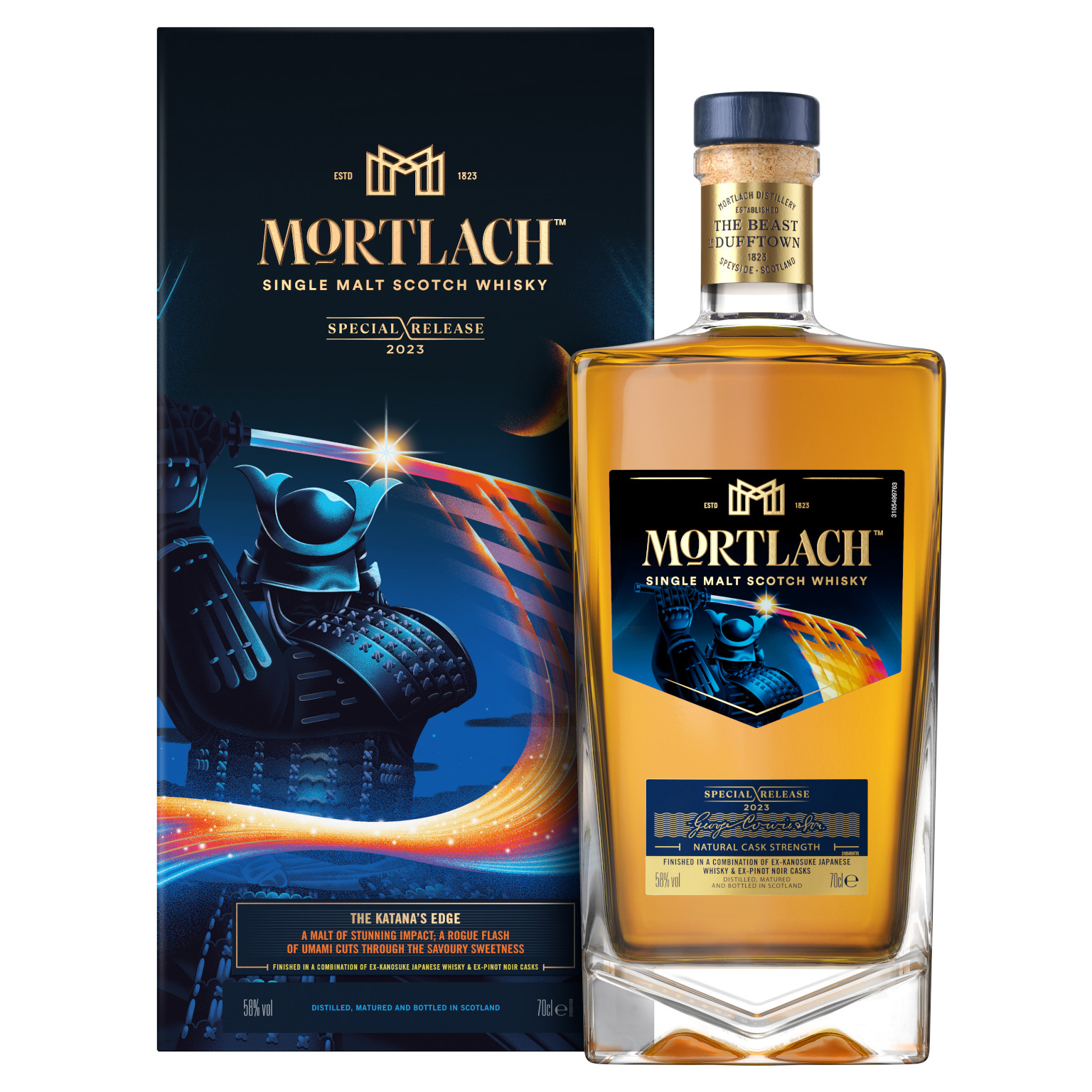 Mortlach The Katana’s Edge Special Release 2023 0.7L (58% Vol.)