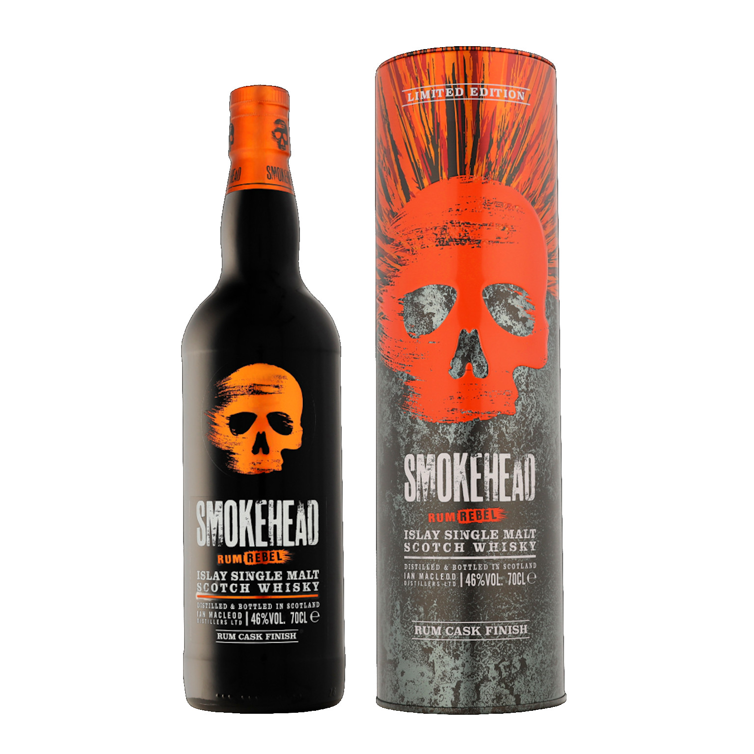 Smokehead Rum Rebel + GP 0,7L (46% Vol.)