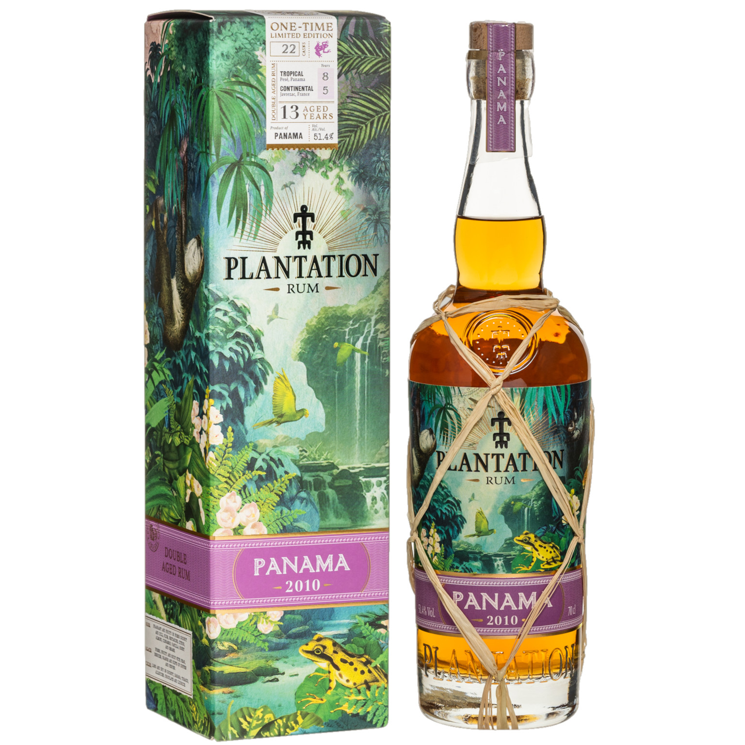 Plantation Panama 2010 Rum 0.7L (51.4% Vol.)