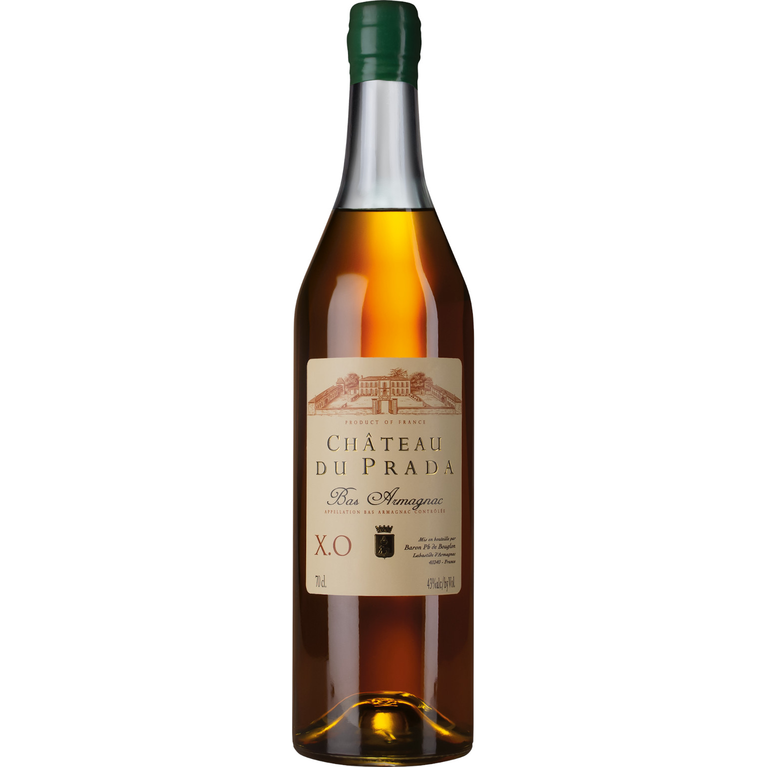 Château du Prada - Bas-Armagnac XO 0.7L (43% Vol.)