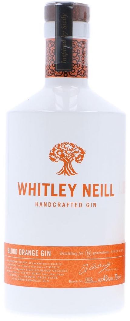 Whitley Neill Blood Orange Gin 0.7L (41,3% Vol.)