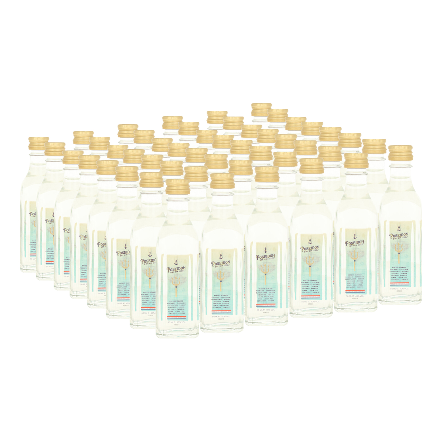 Poseidon Dry Gin 48x 0.05L (40% Vol.)