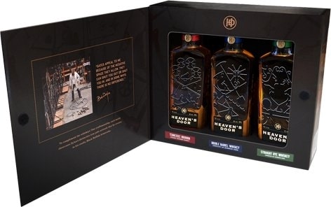 3x Heaven's Door Trio Whisky 0.2L (47% Vol.)