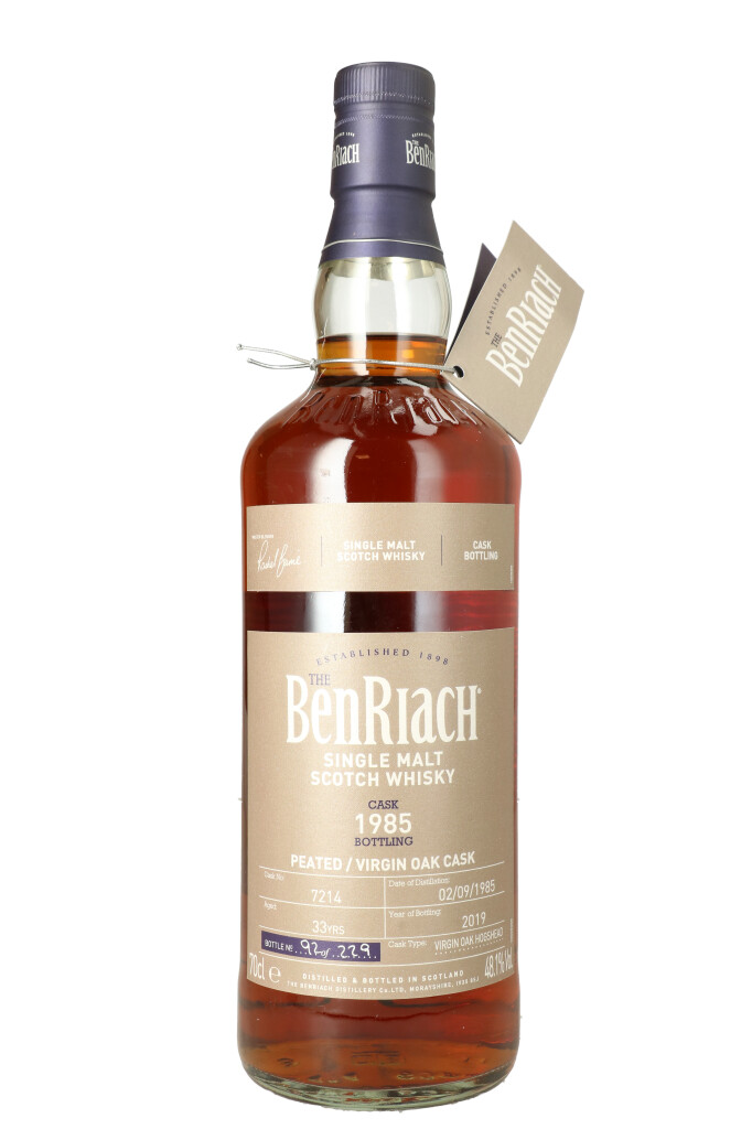 Benriach 33 Years 1985 Virgin Oak Batch 16 + GB 0.7L (48.1% Vol.)