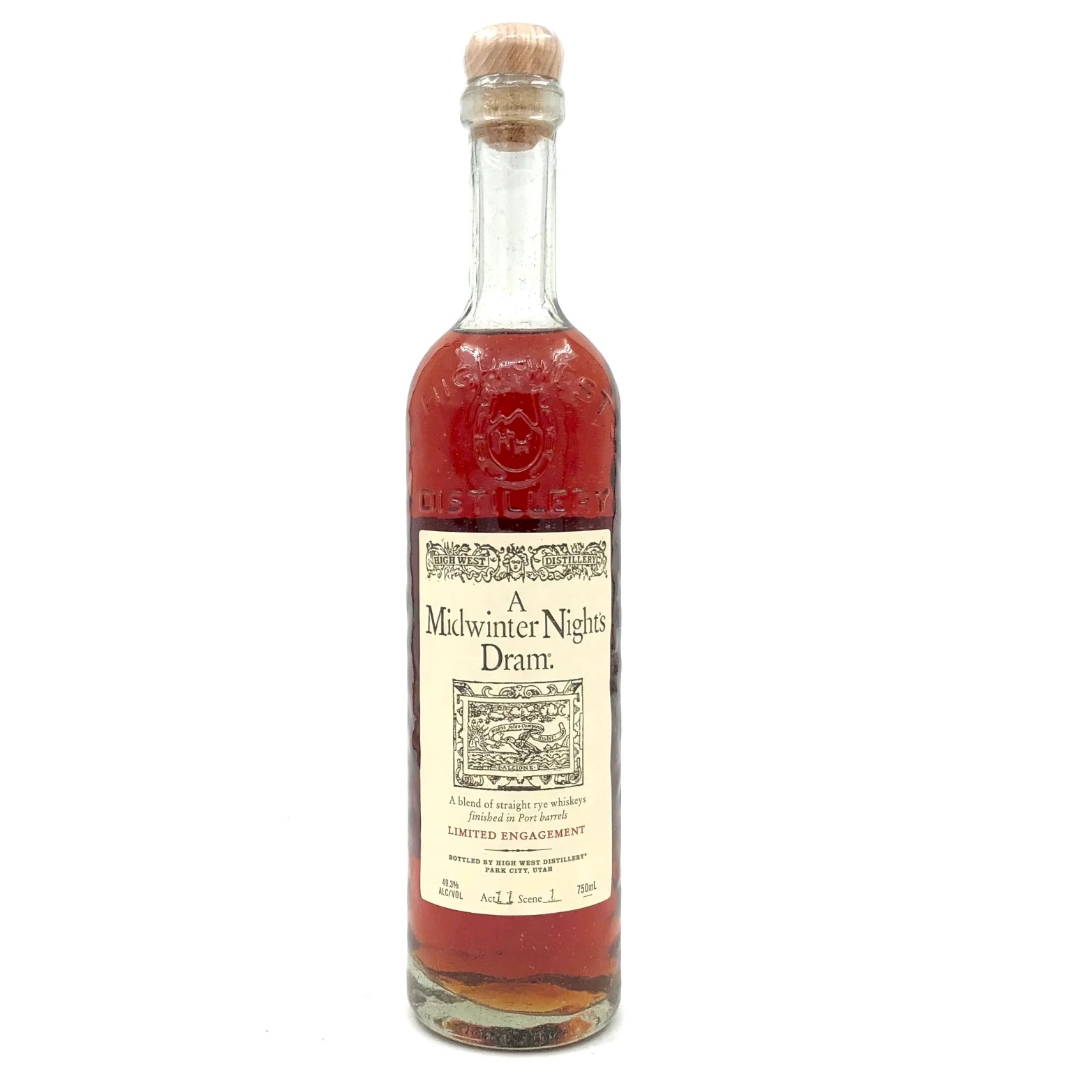 High West a Midwinter Nights Dram Rye Whiskey Act 11, Scene 3 0.7L (49.3% Vol.)