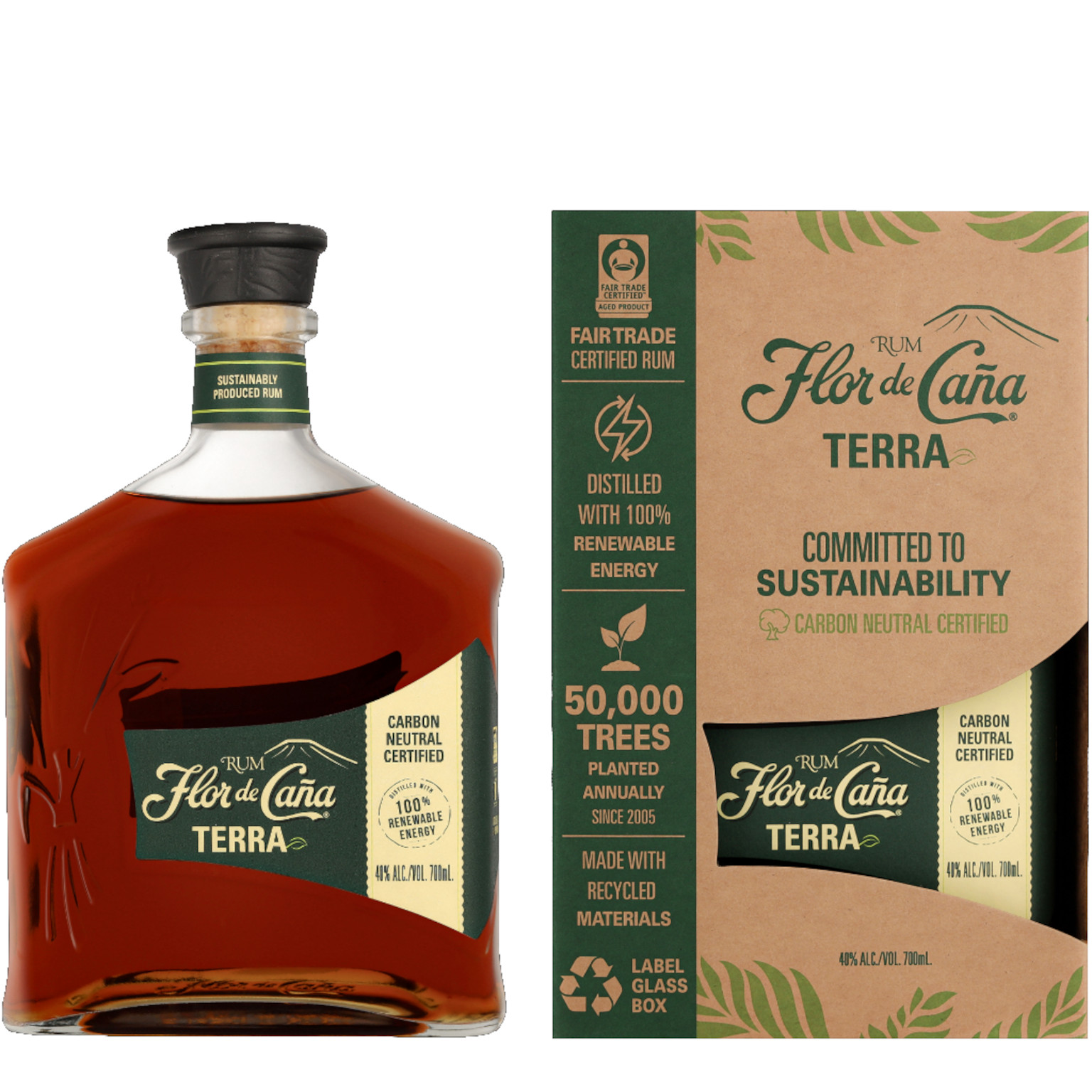 Flor de Cana 15 Years Terra 0,7L (40% Vol.) + GP