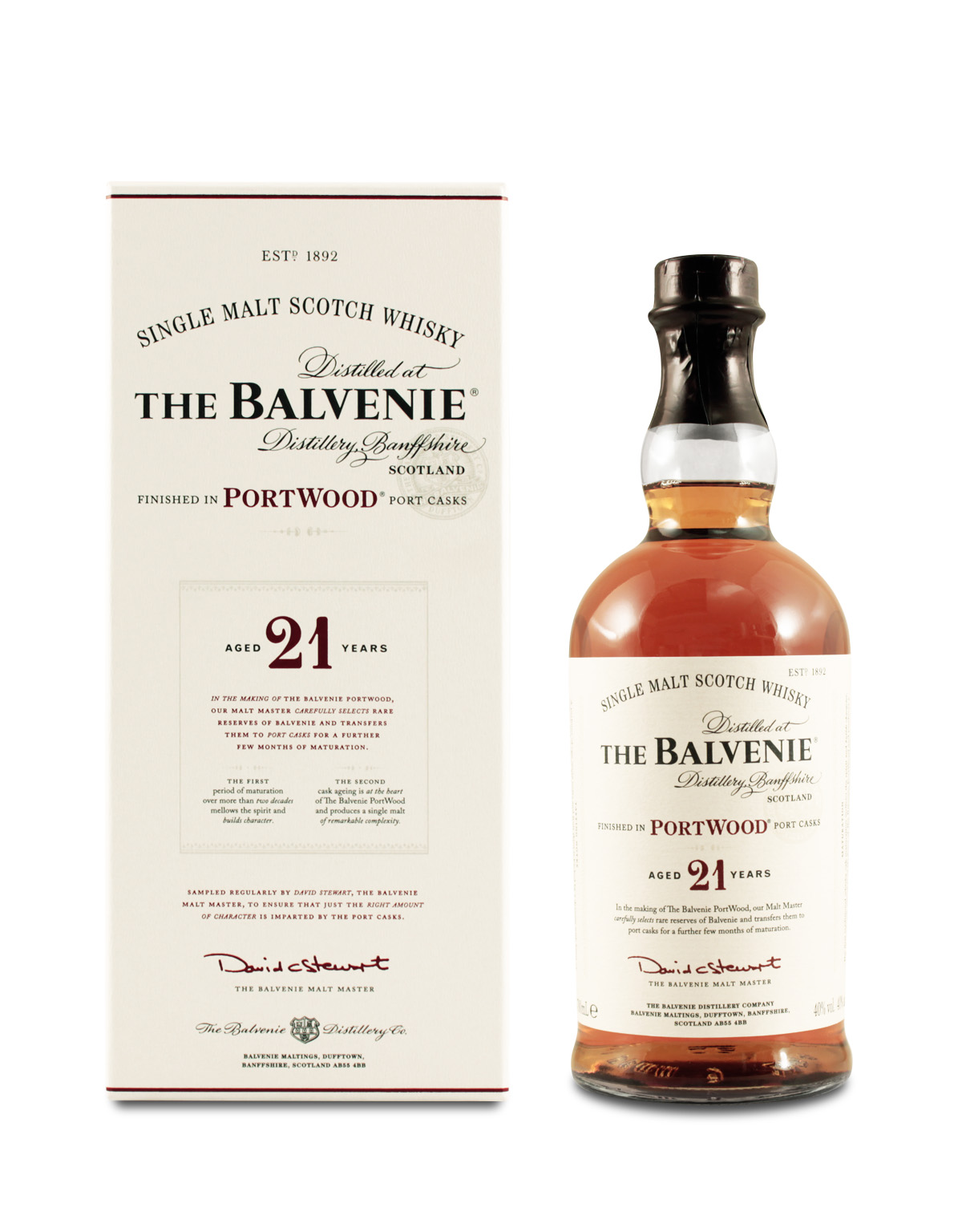 The Balvenie 21 Port Wood Finish Whisky 0,7L (40% Vol.)