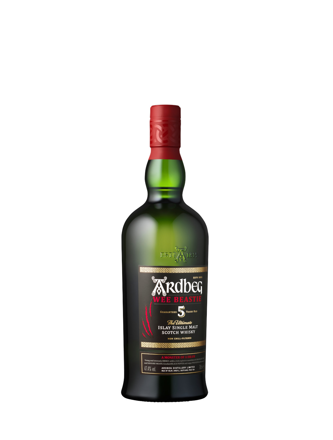 Ardbeg Wee Beastie 5 YO Islay Whisky 0,7L (47,4% Vol.)