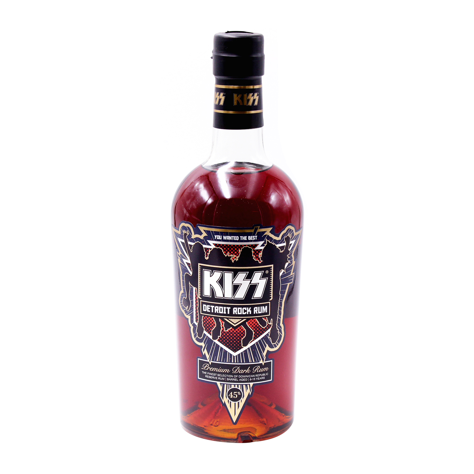KISS Detroit Rock Rum 0.7L (45% Vol.)