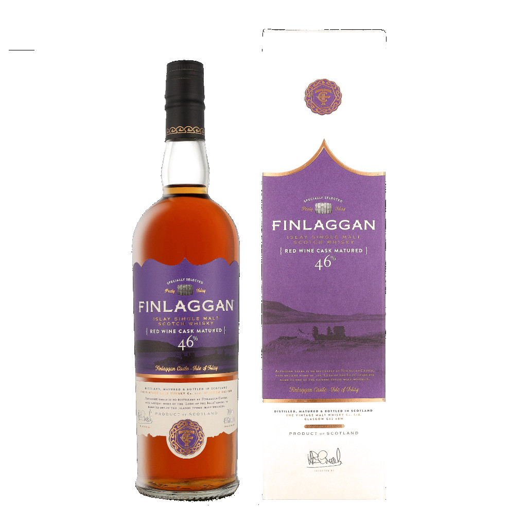 Finlaggan Red Wine Cask Matured + GB 0.7L (46% Vol.)