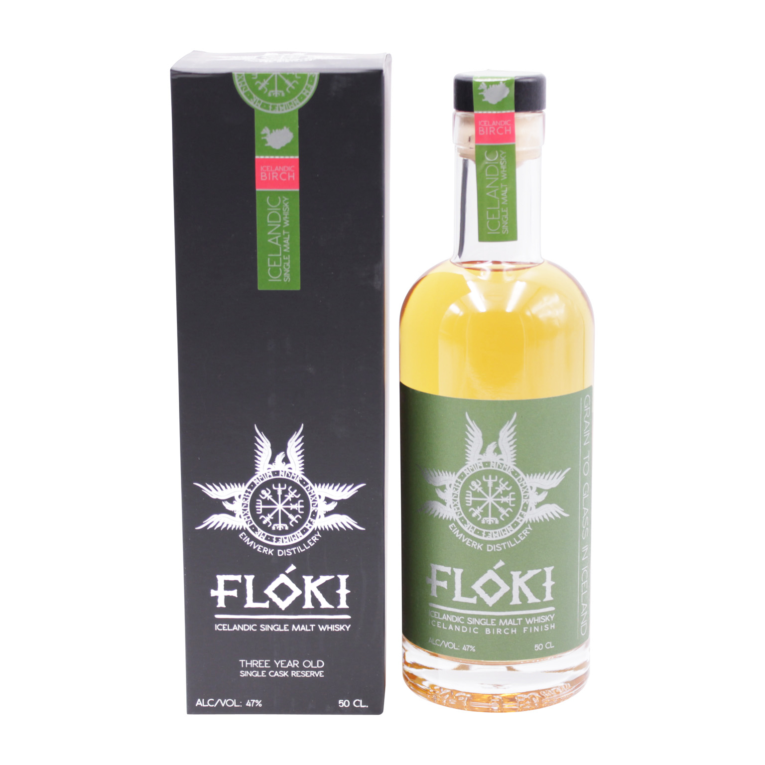 Flóki Birch Wood Finish 3 YO 0,7L (47% Vol.)