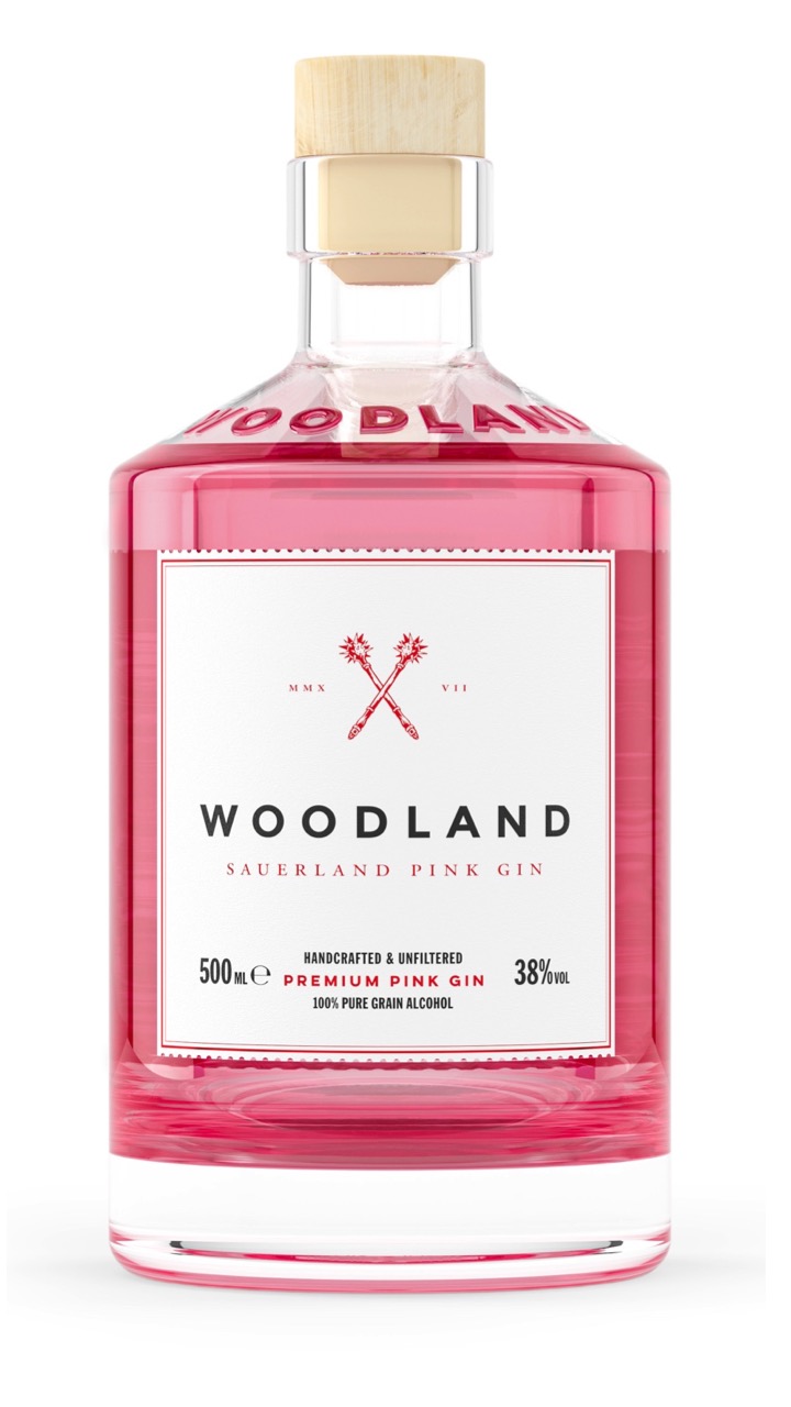 Woodland Pink Gin 0.5L (38% Vol.)