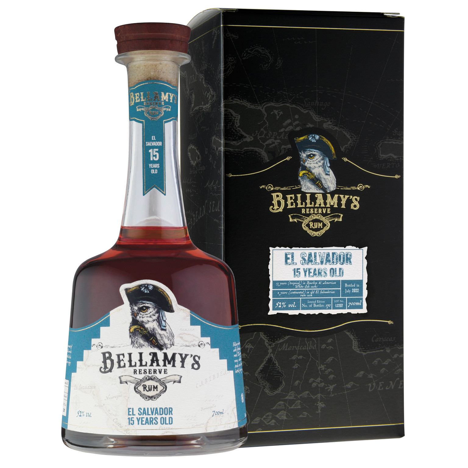 Bellamy's Reserve Rum El Salvador | 15YO | Cihuatan Cask Finish 0.7L (52% Vol.)