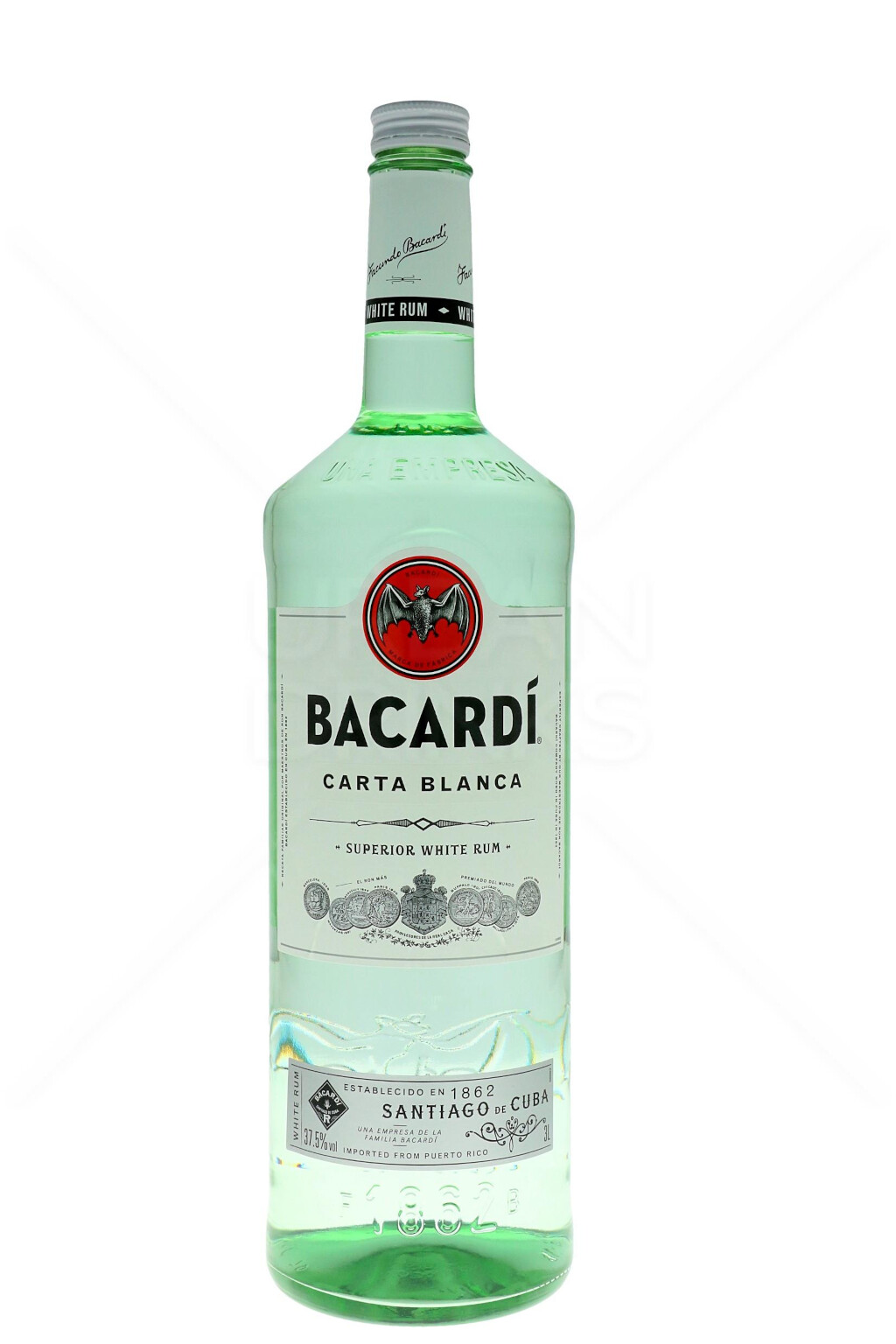 Bacardi Carta Blanca Superior Rum 3,0L (37,5% Vol.)