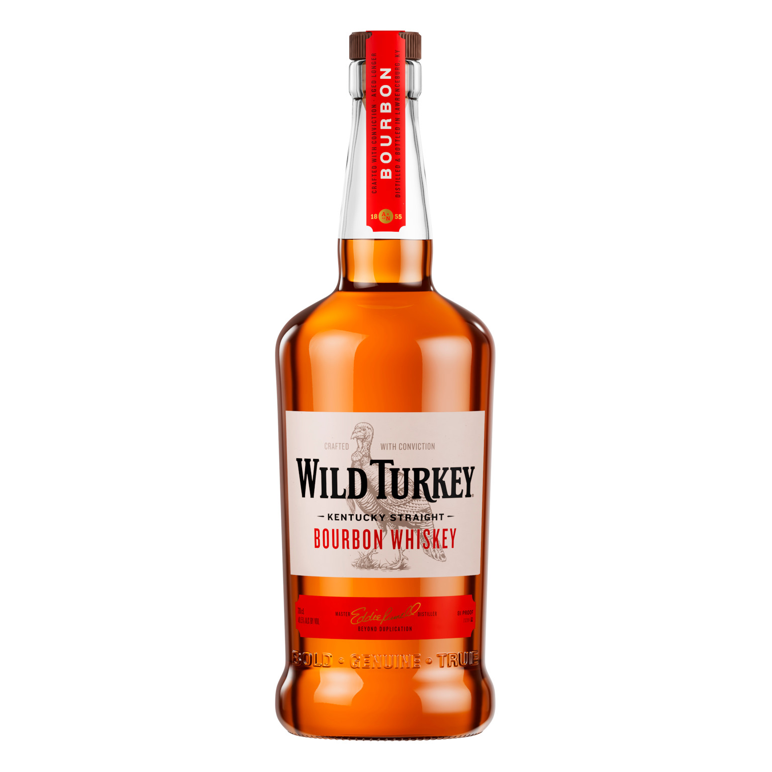Wild Turkey 81 Proof 0.70L (40.5% Vol.)