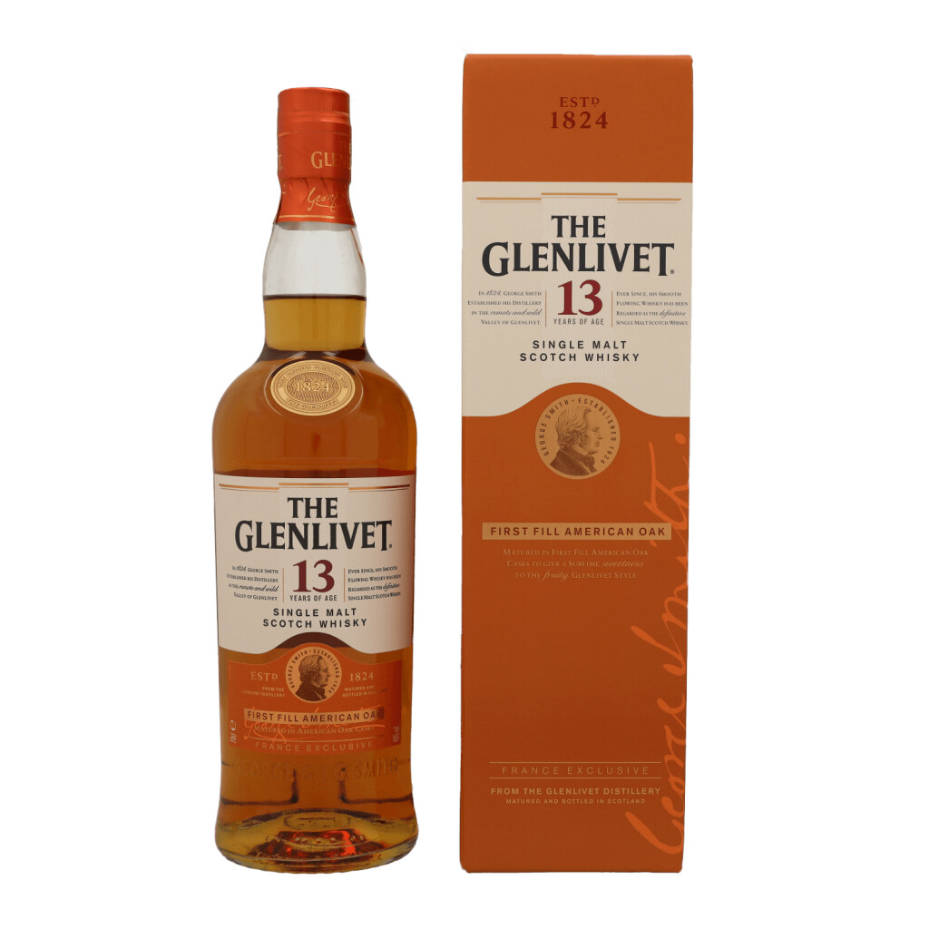 The Glenlivet 13 Years First Fill American Oak + GB 0.7L (40% Vol.)