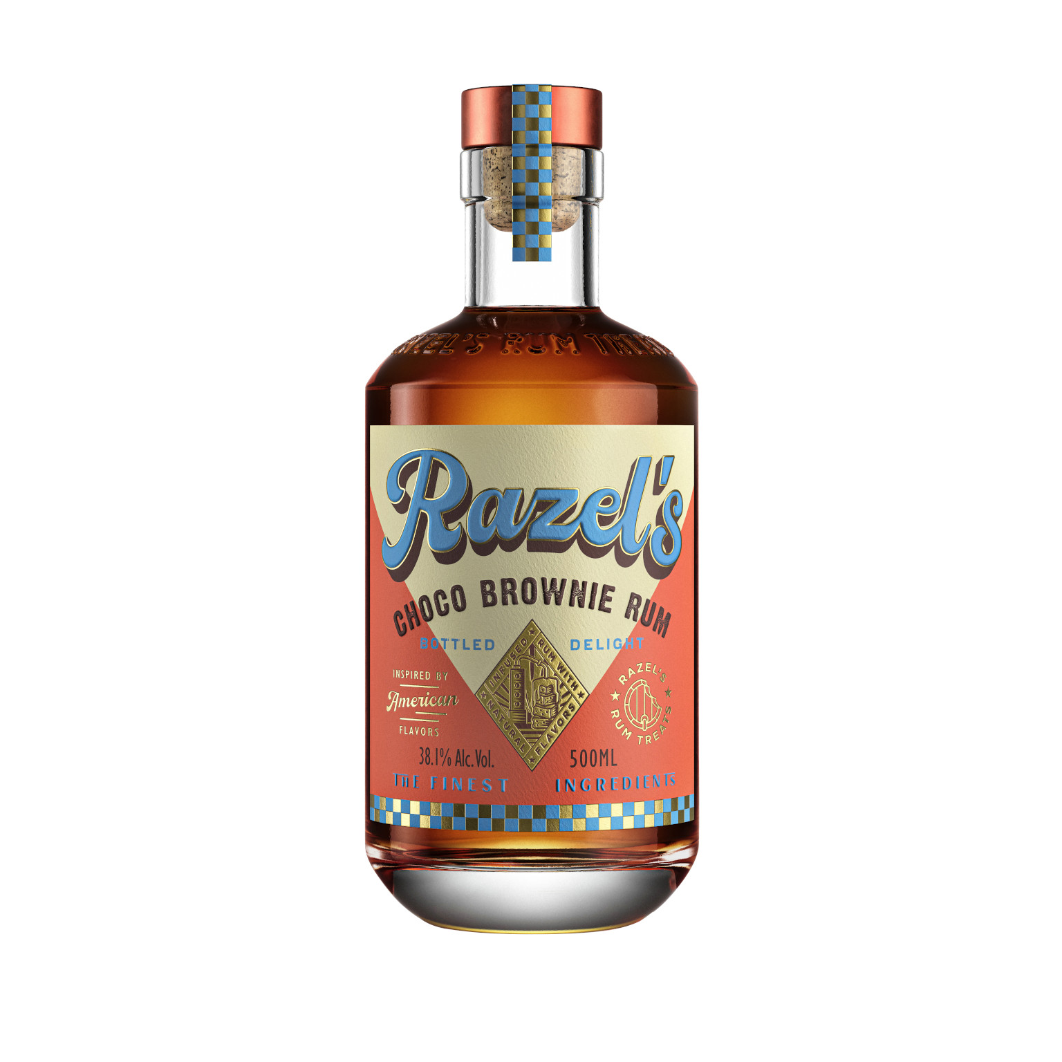 Razel's Choco Brownie Rum 0.5L (38.1 % Vol.)