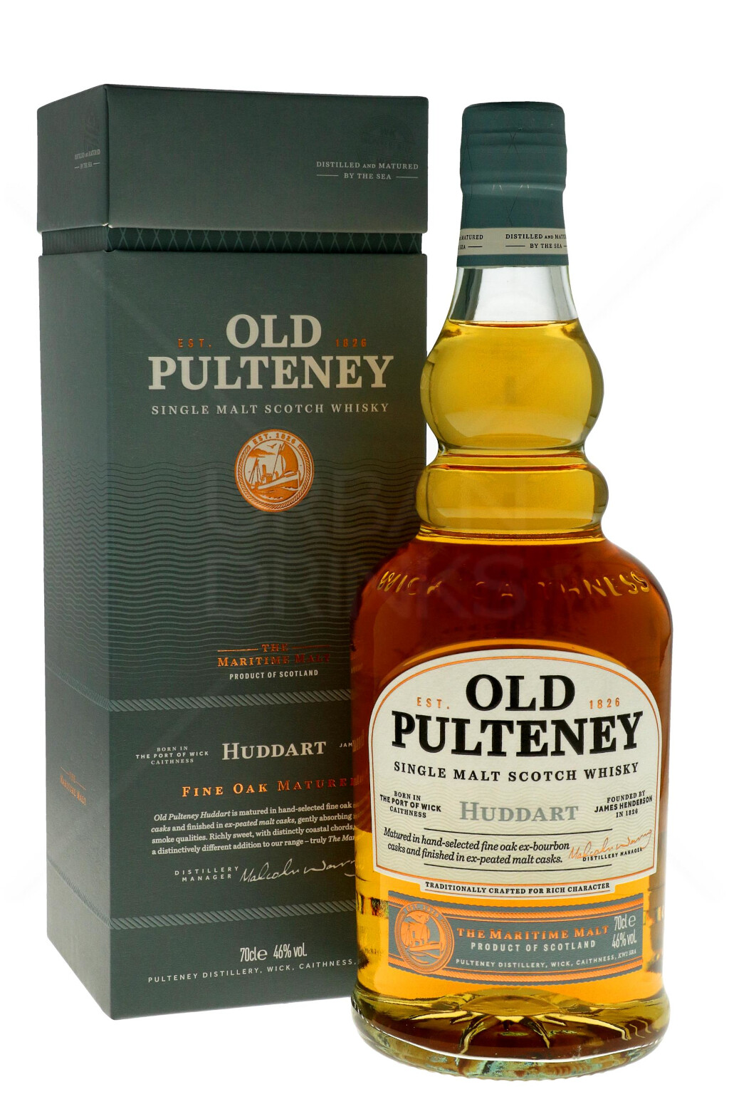 Old Pulteney Huddart Scotch Malt Whisky 0,7L (46% Vol.)