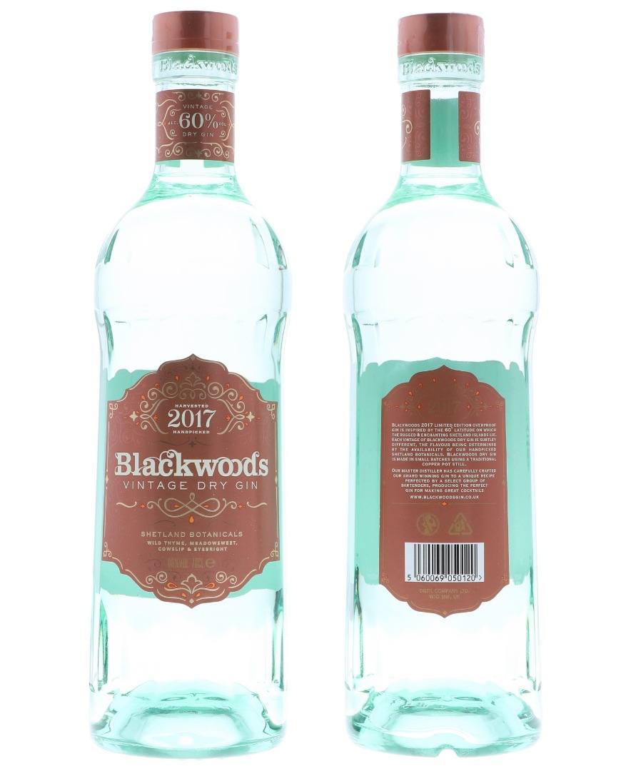 Blackwood's Vintage Dry Gin 0,7L (60% Vol.) Blackwood's Vintage Dry Gin 0,7L (60% Vol.)