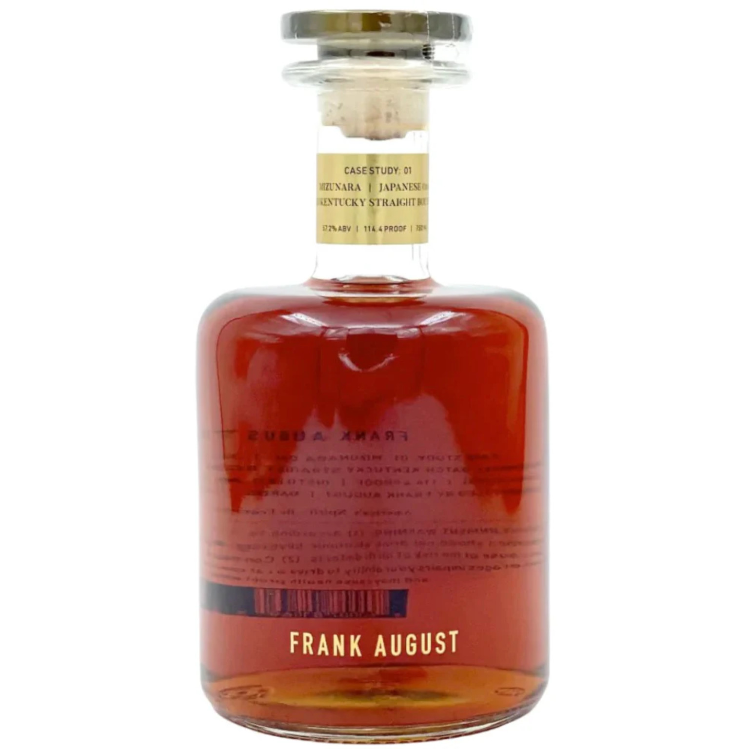 Frank August Case Study 1: Mizunara Oak Cask Bourbon Whiskey 0.7L (62.2% Vol.)