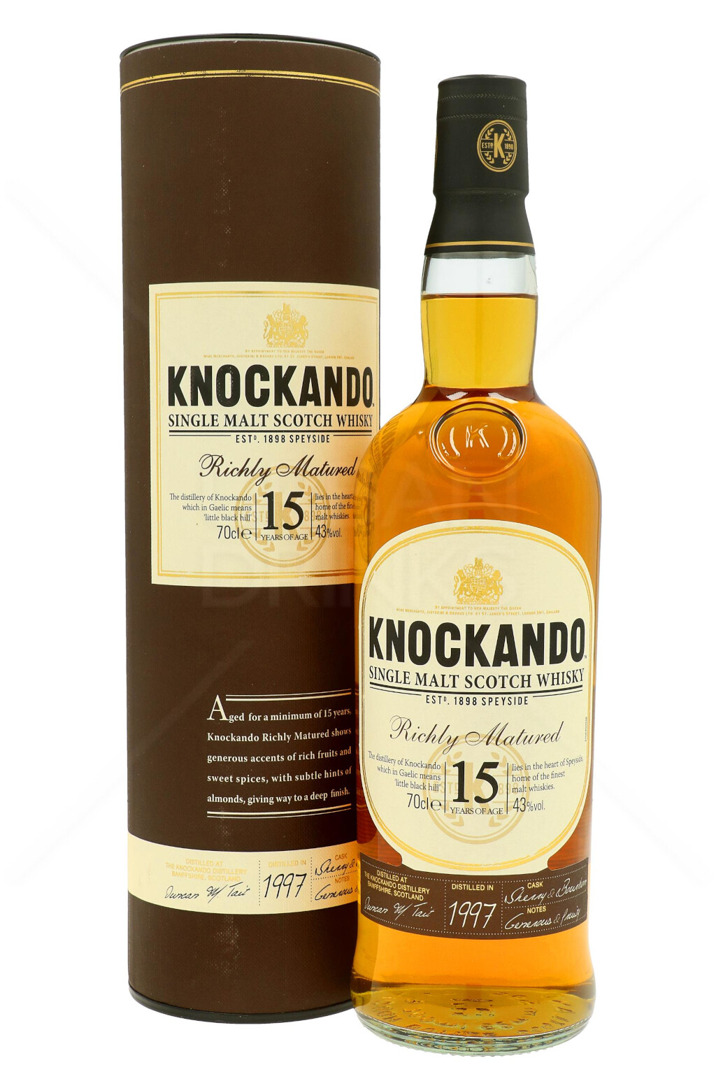 Knockando 15 Years Richly Matured Scotch Malt Whisky 0,7L (43% Vol.)