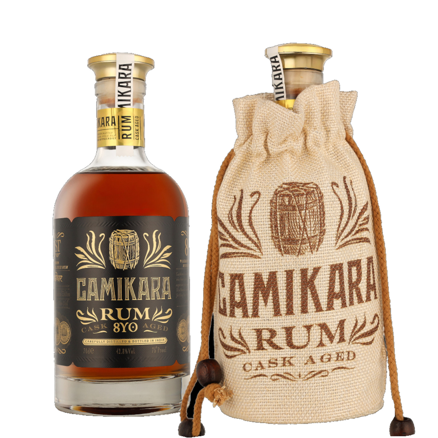 Camikara 8 YO Cask Aged Rum 0.7L (42.8% Vol.)