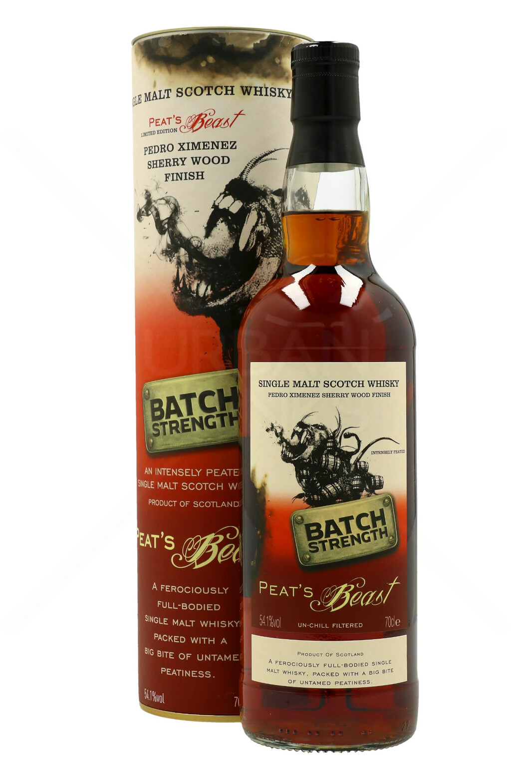 Peat's Beast PX Cask Sherry Wood Scotch Malt Whisky 0,7L (54,1% Vol.)