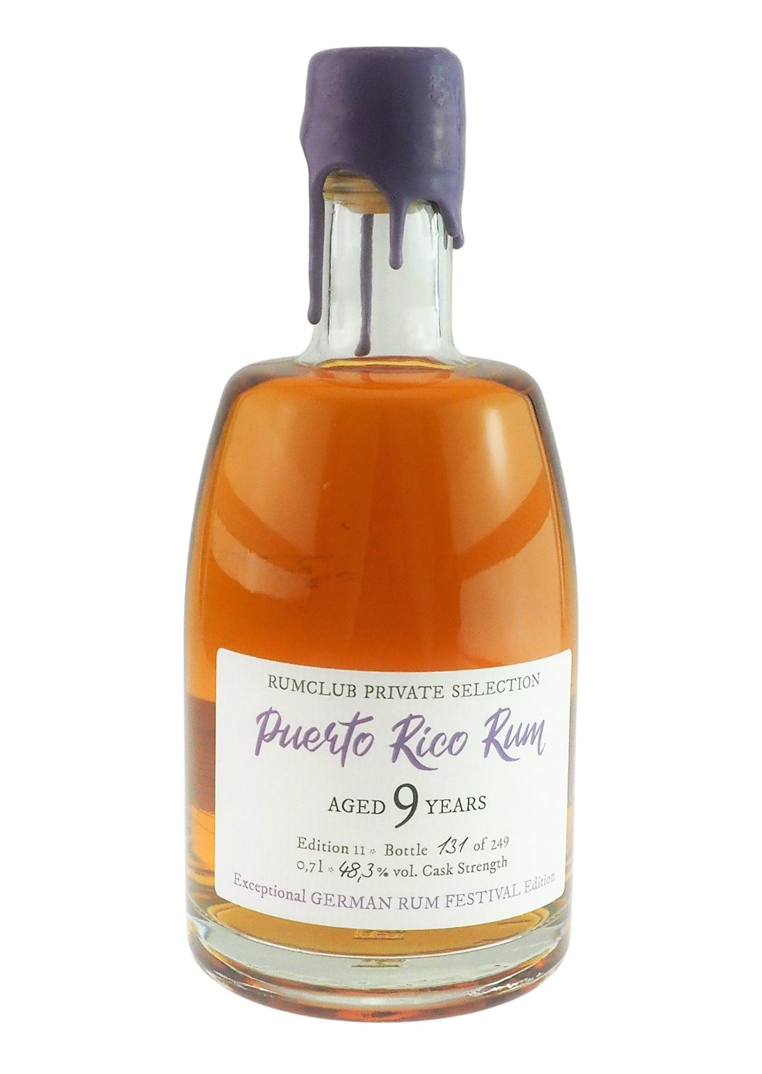 Rumclub Private Selection Ed. 11 Puerto Rican 9 YO Rum 0,7L (48,3% Vol.)
